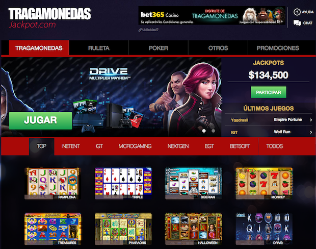 Tragamonedas Jackpot